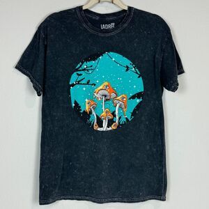 LADRFT Psycho Mushroom Black Graphic T-shirt M